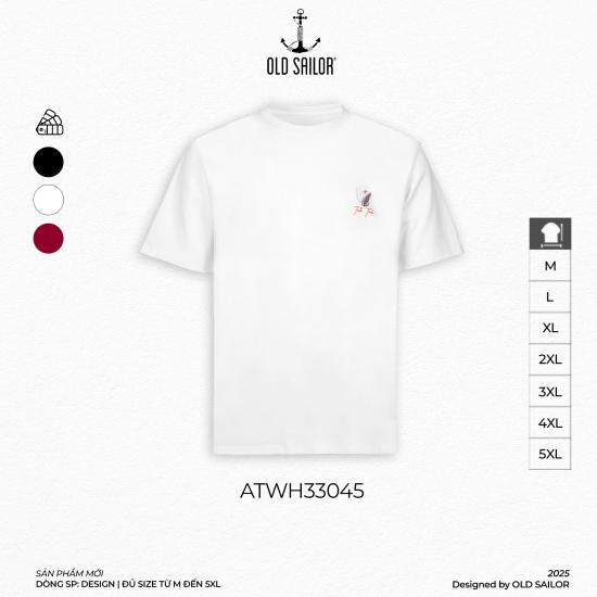 Áo Thun Tick Tack Old Sailor - ATWH33045 - Big Size Upto 5XL