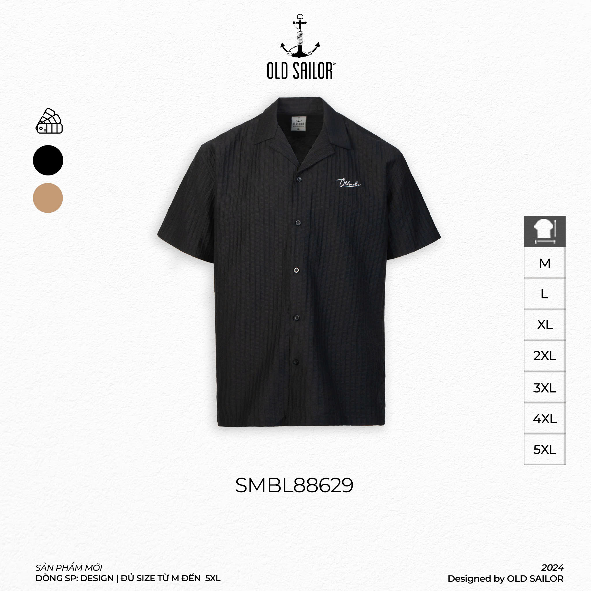 Áo Sơ Mi Cuban Stripes Old Sailor - SMBL88629 - Big Size Upto 5XL