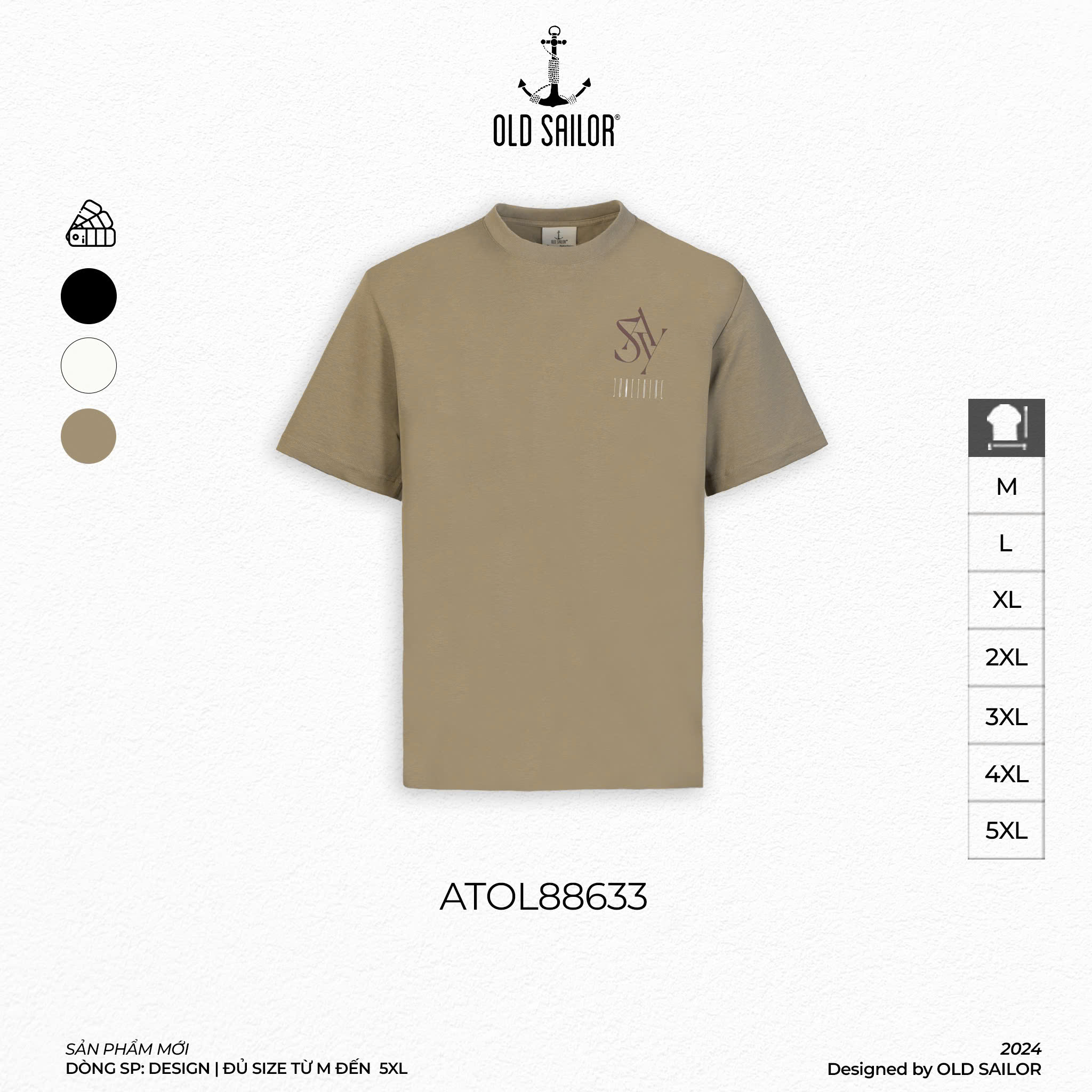 Áo Thun Say Old Sailor - ATOL88633 - Big Size Upto 5XL