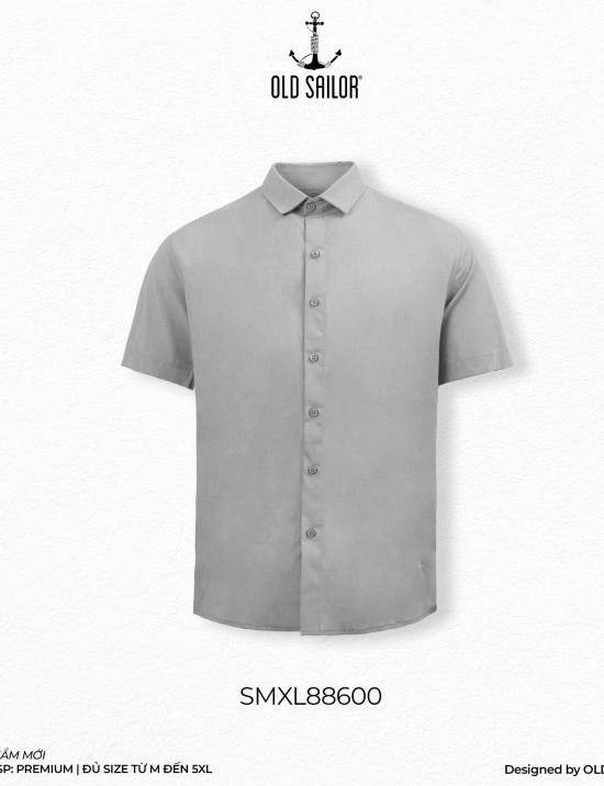 Áo Sơ Mi Vải Sợi Tre Old Sailor - SMXL88600 - Big Size Upto 5XL