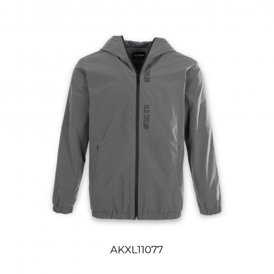 Áo khoác dù nam Old Sailor - OSL WIND BREAKER JACKET - GREY - AKXL11077 - xám nhạt - Big size upto 4XL