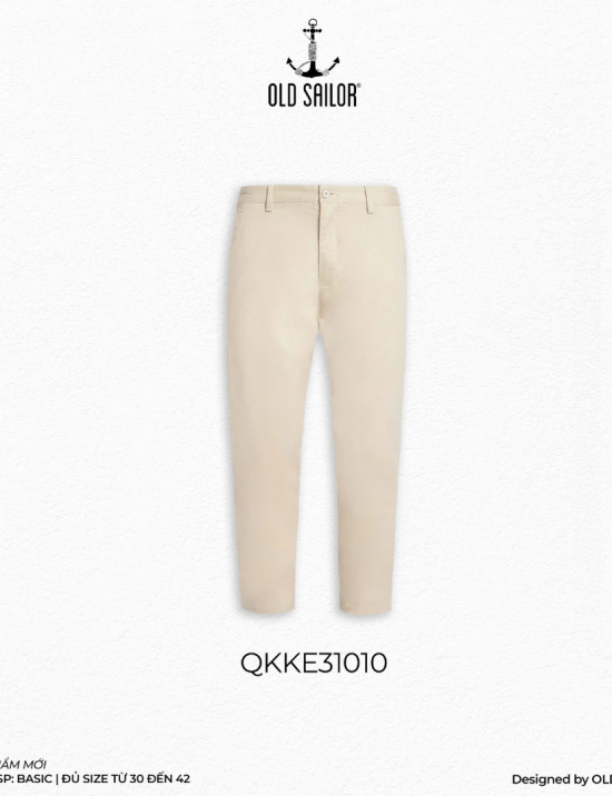 Quần Kaki Form Slim-Fit Old Sailor - QKKE31010 - Big size upto 44