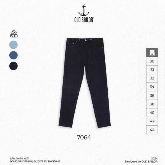 Quần Jeans Form Skinny Old Sailor - 7064 - Big size upto 44